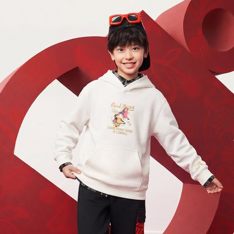 Áo Hoodie Thời Trang Bé Trai Anta Kids CNY 3526A8607-1