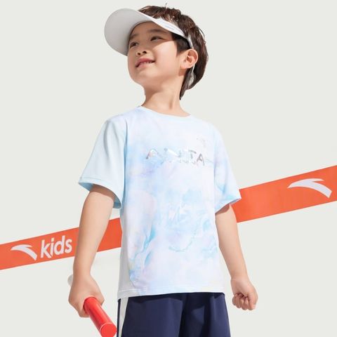 Áo Phông Ngắn Tay Bé Trai Anta Kids Running 3525B9101-1