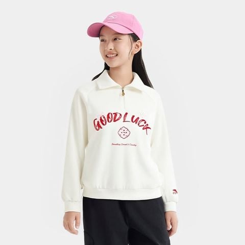 Áo Sweater Thời Trang Bé Gái Anta Kids 3626A8710-1