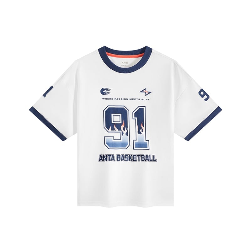 Áo Thun Thể Thao Bé Trai Anta Kids 3525C1108-1