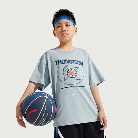 Áo Phông Ngắn Tay Bé Trai Anta Kids Basketball 3525B1107-2