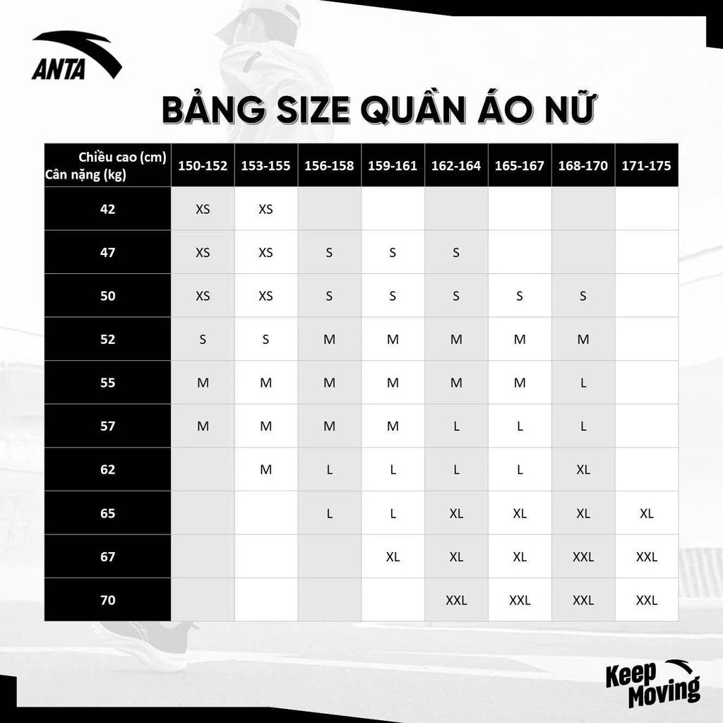 Áo Phông Thể Thao Nữ Anta 1625B7124-2