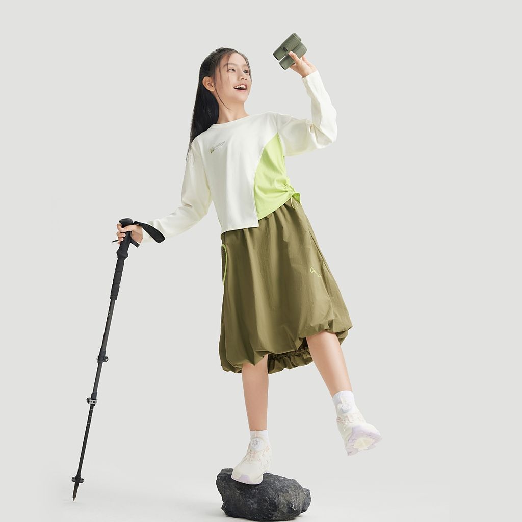 Áo Phông Dài Tay Thời Trang Bé Gái Anta Kids T624C6402