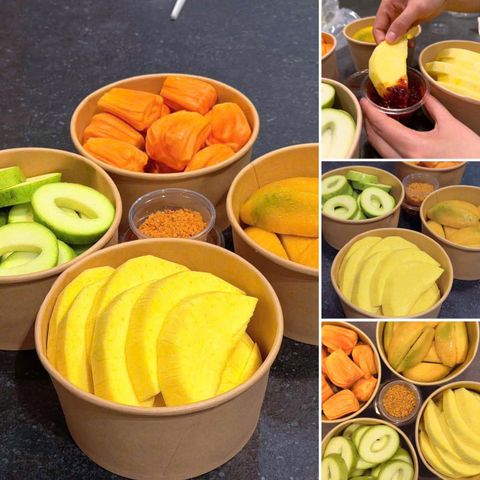 Trái Cây Cắt Sẵn Ướp Lạnh