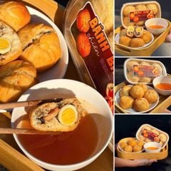 banh bao chien kem sot