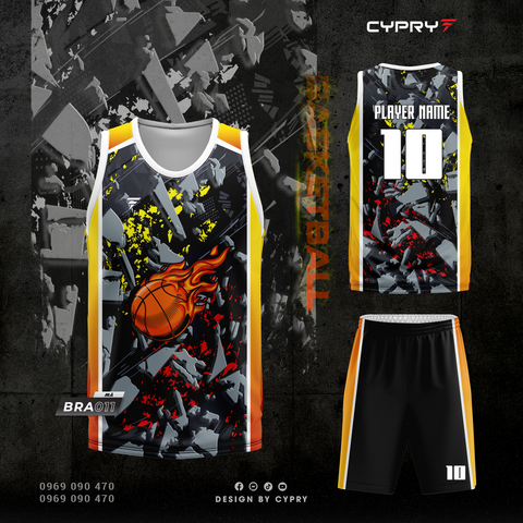 ÁO BÓNG RỔ BRA-011