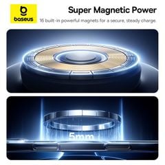 Đế Sạc Đứng Không Dây Gấp Gọn Baseus EnerFill FF11 15W (Qi2 Wireless Charging, Efficient Heat Dissipation, Strong Magnetic Attachment)