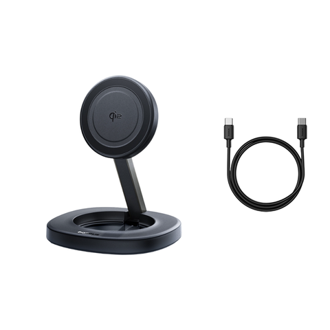Đế Sạc Đứng Không Dây Gấp Gọn Baseus EnerFill FF11 15W (Qi2 Wireless Charging, Efficient Heat Dissipation, Strong Magnetic Attachment)