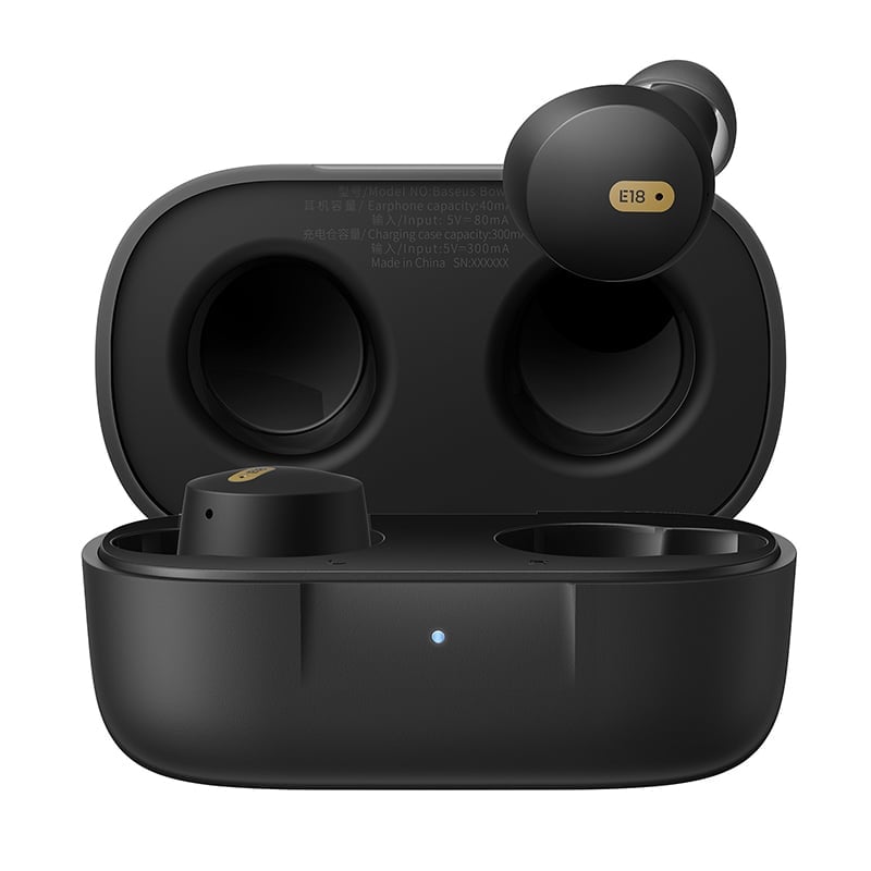 Tai nghe Bluetooth Baseus Bowie E18 True Wireless Earphones Cosmic Black Tai nghe Bluetooth Baseus Bowie E18 True Wireless Earphones Cosmic Black