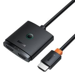 Bộ chuyển HDMI 2 chiều Baseus AirJoy – 1 thiết bị ra 2 màn hoặc 2 thiết bị vào 1 màn, hỗ trợ 4K@60Hz, 2K@120Hz