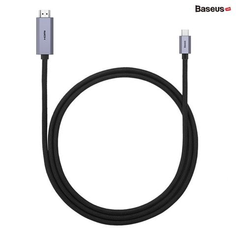 Cáp chuyển Baseus USB-C to HDMI – 4K/60Hz, truyền siêu nét, dùng cho điện thoại, tablet, MacBook, laptop