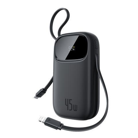 Pin Dự Phòng Baseus EnerFill FC31 QPow 3 10000mAh/20000mAh 45W (Digital Display, with Built-in USB-C + iP Cable)