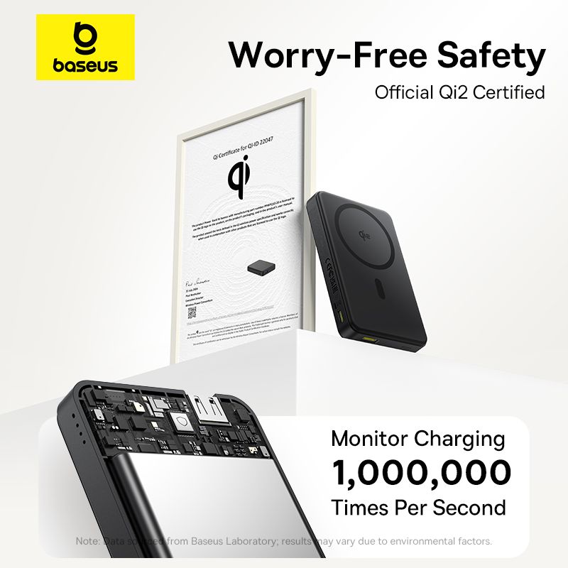 Pin Dự Phòng Sạc Không Dây Baseus Airpow II 10000mAh 22.5W (Sạc không dây Qi2 15W)