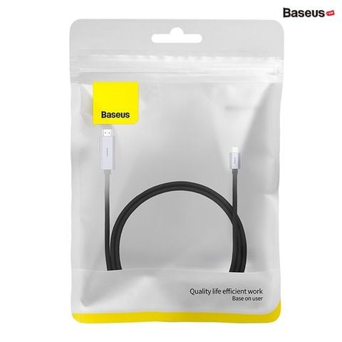 Cáp chuyển Baseus USB-C to HDMI – 4K/60Hz, truyền siêu nét, dùng cho điện thoại, tablet, MacBook, laptop