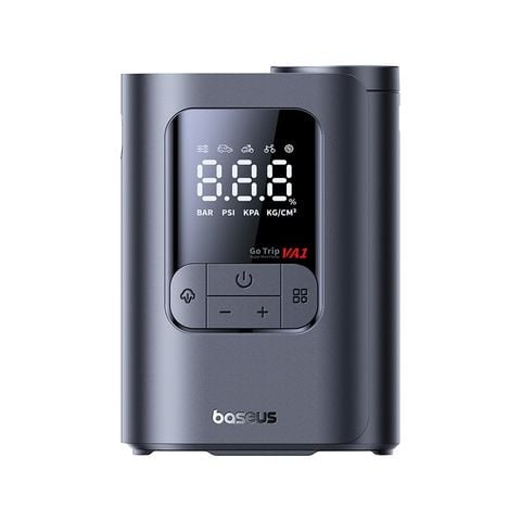 Máy Bơm Lốp Ô Tô Không Dây Baseus GoTrip VA1 Max (5 Inflation Modes, 7500mAh, ±0.05 BAR Pressure Accuracy, 3-Way LED Lighting for Night Use)