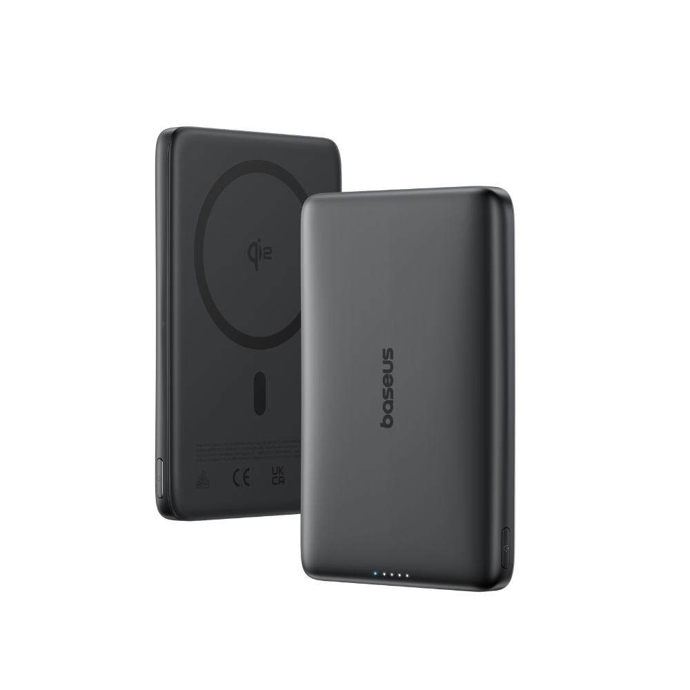 Pin Dự Phòng Không Dây Baseus PicoGo AM41 Ultra-Slim Qi2 10000mAh 27W (Sạc Không Dây Qi2 15W, Kèm Cáp C to C 0.3m 60W)