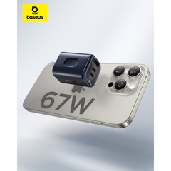 Củ Sạc Nhanh 2C+A Baseus PicoGo AE11 67W (GaN6 Pro, Navitas GaNFast™, BPS 2.0)