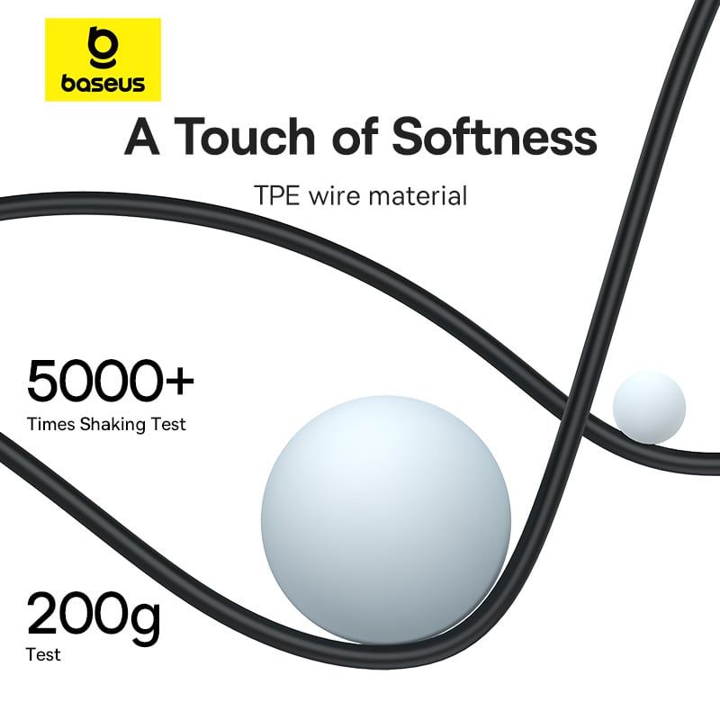 Tai Nghe Có Dây Type-C Baseus Encok CZ18 (1.1m, Noiseless Sensitivity Microphone, 10mm PET dynamic driver)