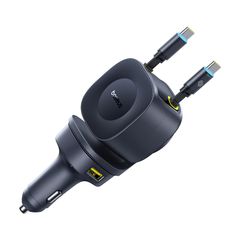 Tẩu Sạc Cho Ô Tô 3C+U Baseus PrimeTrip VR2 Max 60W (With 2*Type-C Retractable Cable)
