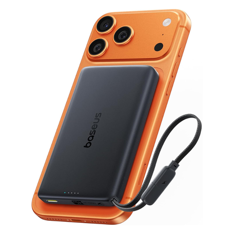Pin Dự Phòng Không Dây Baseus PicoGo AM52 10000mAh 45W (Qi2.2 25W, with Built-in Type-C Cable)