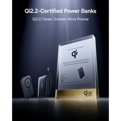 Pin Dự Phòng Không Dây Baseus PicoGo AM61 10000mAh 45W (Wireless Charging Qi2 25W, Cáp Type-C tích hợp)