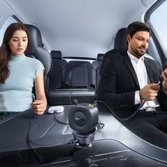 Tẩu Sạc Cho Ô Tô 3C+U Baseus PrimeTrip VR2 Max 60W (With 2*Type-C Retractable Cable)