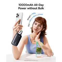 Pin Dự Phòng Baseus EnerFill FC21 Qpow 3 Ultra 10000mAh 45W (Digital Display, with C to iP Detachable Cable)