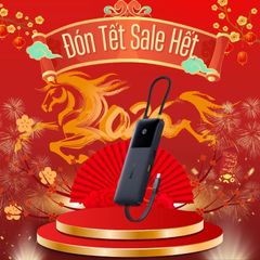 Hub Mở Rộng Kết Nối Đa Năng Baseus Nomos Series 6-in-1 (Dual Fast Charging, Type-C to HDMI 4K@60Hz*1, USB3.2*1, Type-C3.2*1, Type-C3.2 & PD20W*1, USB2.0*1+PD*1)