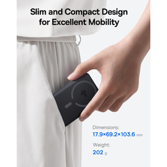 Pin Dự Phòng Không Dây Baseus EnerFill FM12 Qi2 10000mAh 22.5W (Sạc Không Dây Qi2 15W)