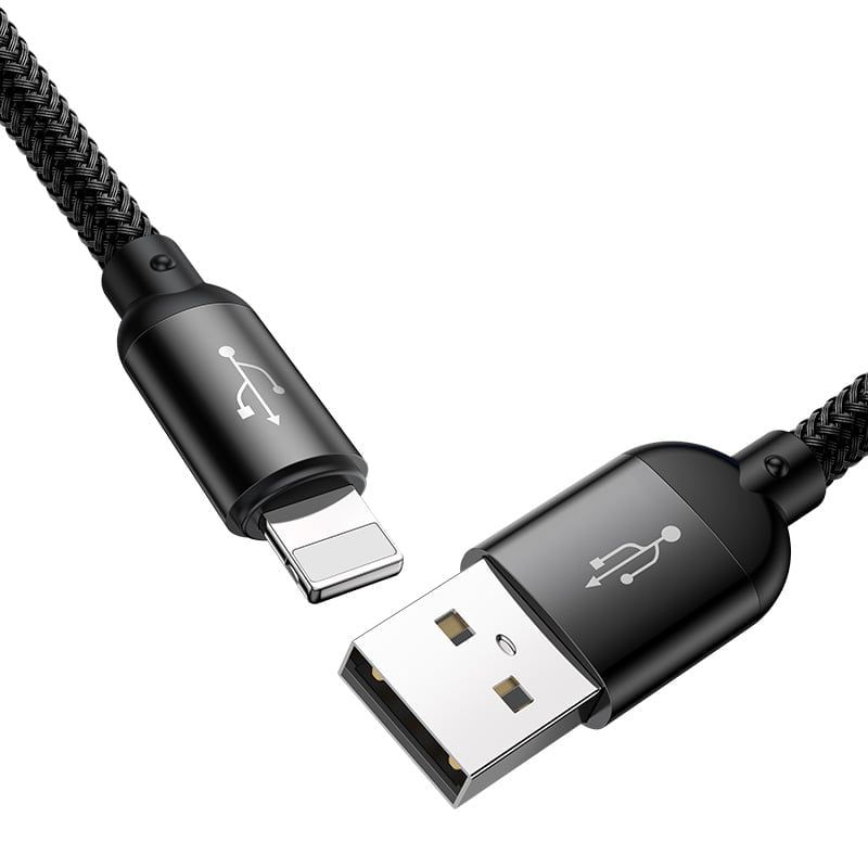 Cáp sạc và truyền dữ liệu tốc độ cao Baseus Three Primary Colors tích hợp 3 đầu kết nối Type C, Android và Lightning ( USB Type A to USB Type C/ Micro USB/ Lightning Fast Charging Cable)