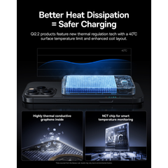 Pin Dự Phòng Không Dây PicoGo AM61 10000mAh 45W (Qi2.2 25W Certified, with Type-C Built-in Cable)