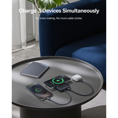 Pin Dự Phòng Không Dây Baseus PicoGo AM61 10000mAh 45W (Wireless Charging Qi2 25W, Cáp Type-C tích hợp)