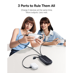 Pin Dự Phòng Baseus EnerFill FC21 Qpow 3 Ultra 10000mAh 45W (Digital Display, with C to iP Detachable Cable)