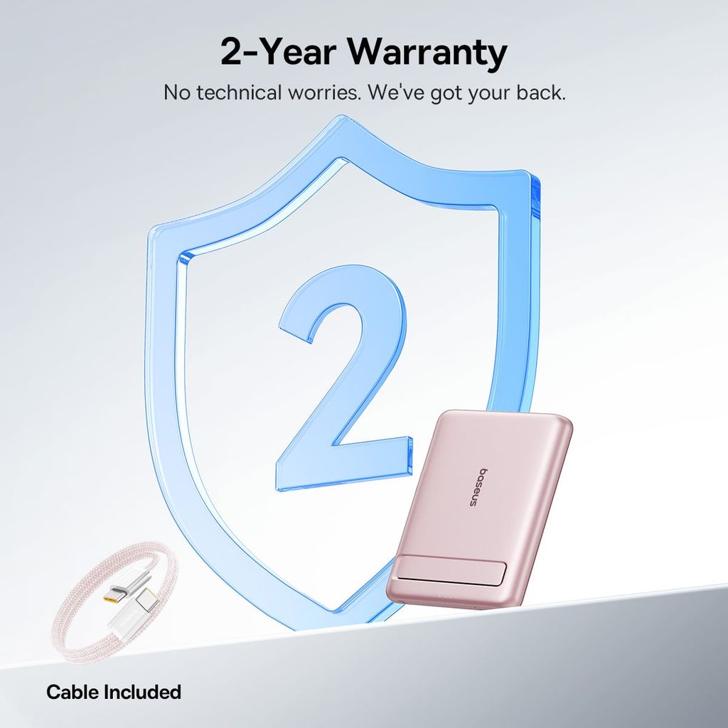 Pin Dự Phòng Không Dây Từ Tính Baseus PicoGo AM31 5000mAh 20W (With Kickstand, Wireless Charging Qi2 15W)