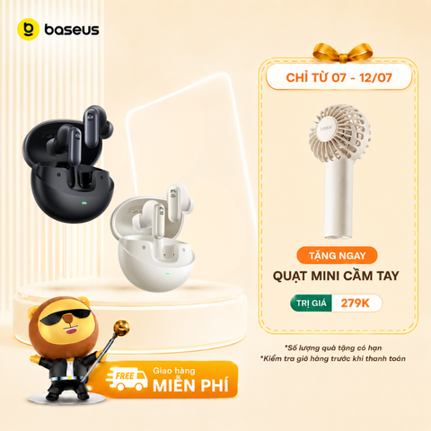Tai Nghe Không Dây TWS Baseus Inspire XP1 (Bluetooth v6.1, 8H, Dolby Audio, Sound by BOSE, Adaptive ANC, 360° Sound Reality, SuperBass 3.0, SuperBalance 3.0)