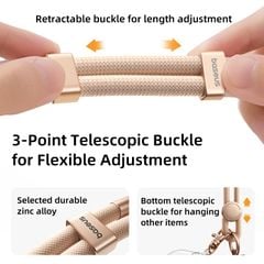 Dây Đeo Điện Thoại Baseus Let's Go (Auto-Locking, 3-Point Telescopic Buckle for Flexible Adjustment, 20KG Load-Bearing, 35-70cm)