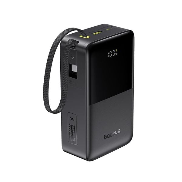 Pin Dự Phòng Baseus EnerFill FC51 Bipow 2 Pro 30000mAh 22.5W (Digital Display, with Type-C Built-in Cable, 2C+1A)