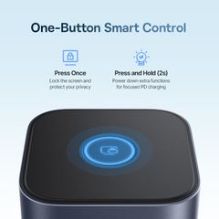 Hub Mở Rộng Đa Năng 12-in-1 Baseus Nomos NU1 Air Spacemate for MAC (Type-C to 2*HDMI 2K@60Hz + 2*DP 2K@60Hz + 2*USB-C (10Gbps) + 2*USB-A (5Gbps) + 2*USB-A (480Mbps) + 1*RJ45 + 1*PD100W)