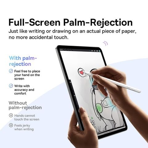 Bút Cảm Ứng Baseus Smooth Writing 2 Series Stylus Lite (with LED Indicators, Active version with type-C cable and active pen tip)