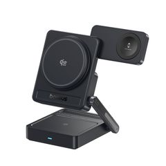 Đế Sạc Đứng Không Dây 3-in-1 Baseus PicoGo AF21 35W (Qi2.2 25W Wireless Charging)