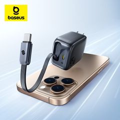 Củ Sạc Nhanh Baseus EnerCore CJ11 45W (1*Type-C port + 82cm Type-C Built-in Cable, AI-Powered Real-Time Monitoring)