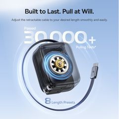 Củ Sạc Nhanh Baseus EnerCore CJ11 45W (1*Type-C port + 82cm Type-C Built-in Cable, AI-Powered Real-Time Monitoring)