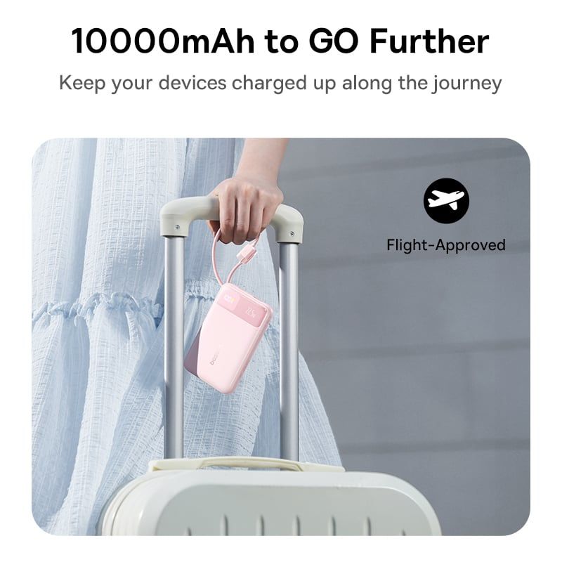 Pin Dự Phòng Baseus EnerFill FC11 22.5W (10000mAh/20000mAh, Digital Display, with Dual Built-in Cables)