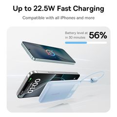 Pin Dự Phòng Baseus EnerFill FC11 22.5W (10000mAh/20000mAh, Digital Display, with Dual Built-in Cables)