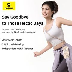 Dây Đeo Điện Thoại Baseus Let's Go (Auto-Locking, 3-Point Telescopic Buckle for Flexible Adjustment, 20KG Load-Bearing, 35-70cm)
