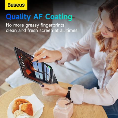 Kính Cường Lực Baseus Crystalline Series HD Tempered Glass Screen Protector for iPad Pro (2024) 11″ (with dust-proof installation tool)