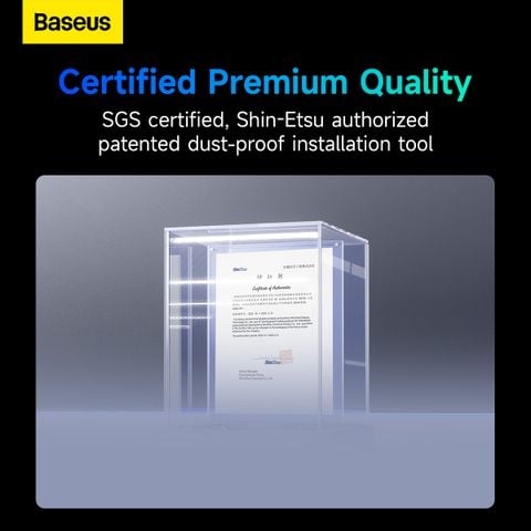 Kính Cường Lực Baseus Crystalline Series HD Tempered Glass Screen Protector for iPad Pro (2024) 11″ (with dust-proof installation tool)