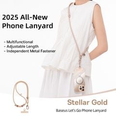 Dây Đeo Điện Thoại Baseus Let's Go (Auto-Locking, 3-Point Telescopic Buckle for Flexible Adjustment, 20KG Load-Bearing, 35-70cm)