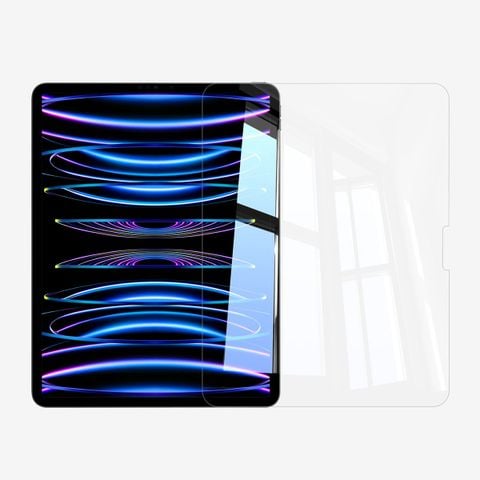 Kính Cường Lực Baseus Crystalline Series HD Tempered Glass Screen Protector for iPad Pro (2024) 11″ (with dust-proof installation tool)