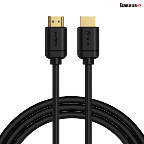 Cáp HDMI 2.0 Baseus – 4K@60Hz, HDR, 3D, tốc độ 18Gbps, 32 kênh âm thanh, hỗ trợ tỉ lệ 21:9, truyền siêu nét